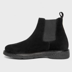 Man Footwear Suede Chelsea Boot - Black