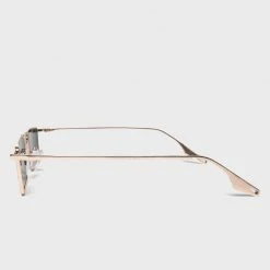 Accessories Rectangle Aviator Sunglasses - Gold