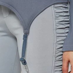 Woman Tops TOPS & T SHIRTS Suspender Detail Top - Steel Blue