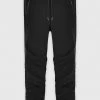 Man Casual Trousers Ruched Cargo Pants - Black
