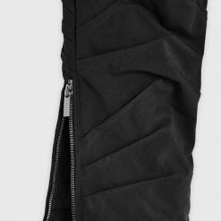 Man Casual Trousers Ruched Cargo Pants - Black