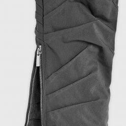 Man Casual Trousers Ruched Cargo Pants - Grey