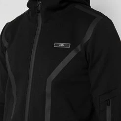 Man Tracksuit Tops TRACKSUITS Taped Tech Track Jacket - Black