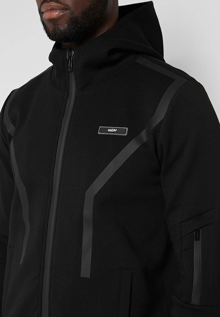 Man Tracksuit Tops TRACKSUITS Taped Tech Track Jacket - Black