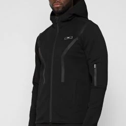 Man Tracksuit Tops TRACKSUITS Taped Tech Track Jacket - Black