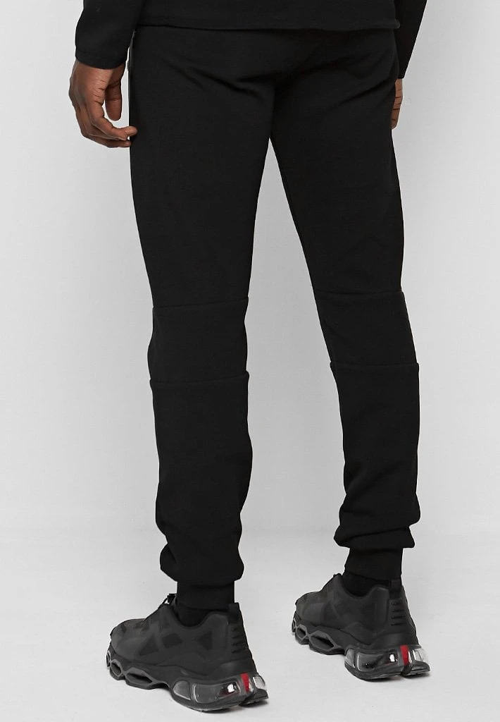 Man Tracksuit Bottoms TRACKSUITS Taped Tech Track Pants - Black