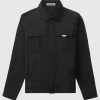 Man Jackets CO-ORDS Technical Cargo Jacket - Black