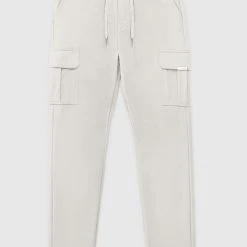 Man Casual Trousers Technical Cargo Pants - Stone