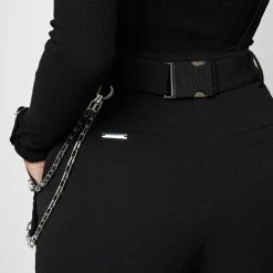 Woman Jumpsuits JUMPSUITS & PLAYSUITS Technical Cargo Dungarees - Black