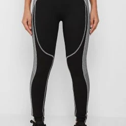 Woman Leggings Technical High Waisted Leggings - Black