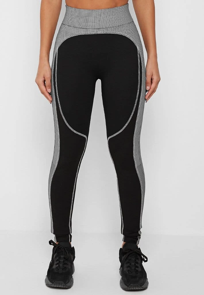 Woman Leggings Technical High Waisted Leggings - Black