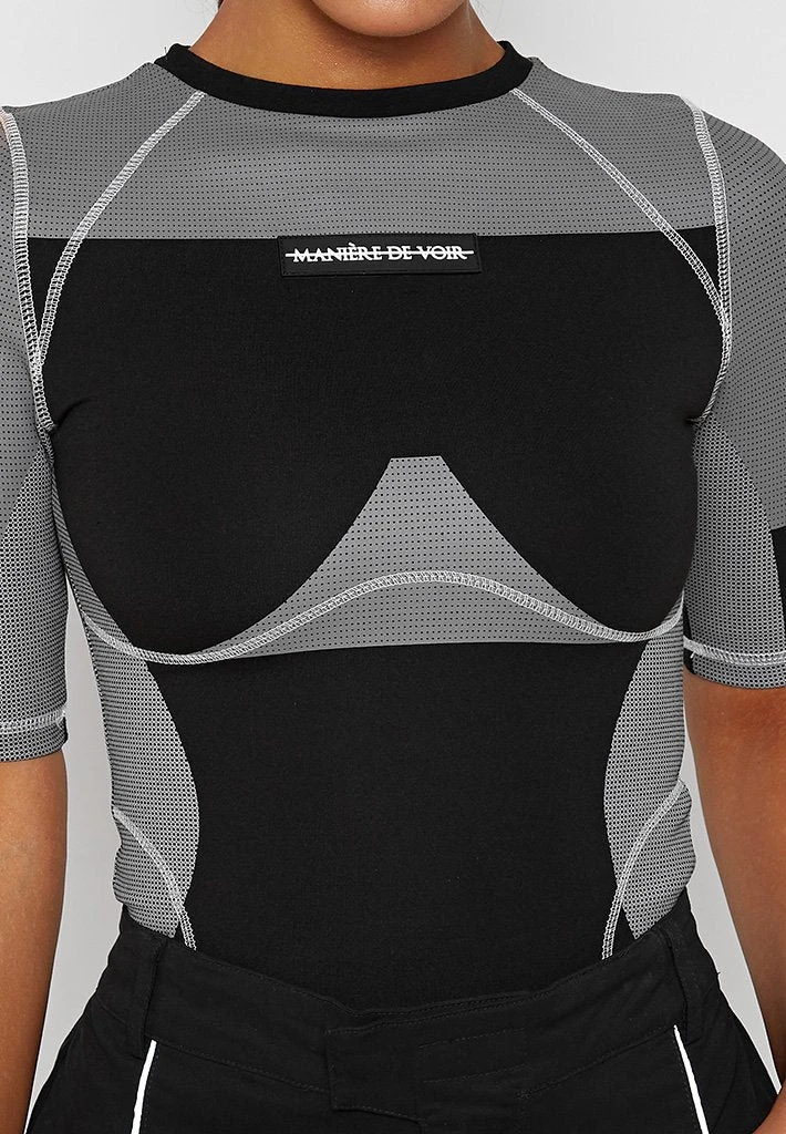 Woman Tops TOPS & T SHIRTS Technical T Shirt - Black