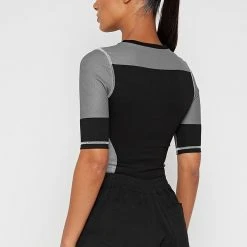 Woman Tops TOPS & T SHIRTS Technical T Shirt - Black