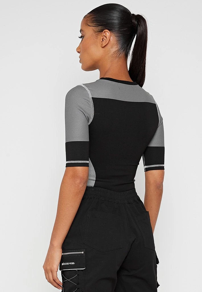 Woman Tops TOPS & T SHIRTS Technical T Shirt - Black