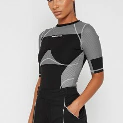 Woman Tops TOPS & T SHIRTS Technical T Shirt - Black