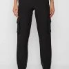 Woman Trousers Trousers With Zip Detail - Black