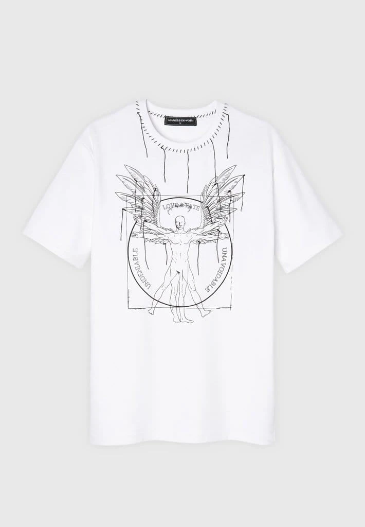 Man T-Shirts T-SHIRTS & TOPS Da Vinci T-Shirt - White