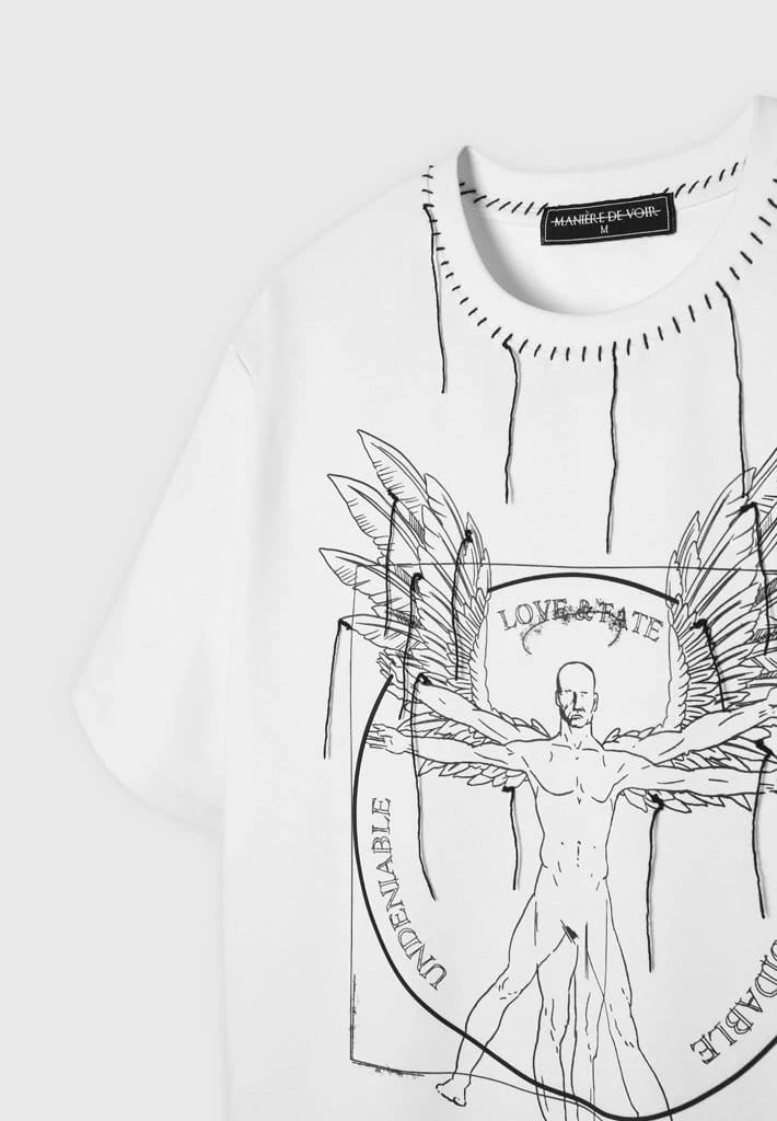 Man T-Shirts T-SHIRTS & TOPS Da Vinci T-Shirt - White