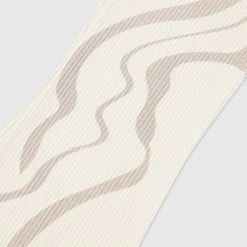 Woman Leggings Limited Edition Ribbed Fit & Flare Leggings - Beige