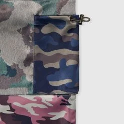 Woman Trousers Satin Camo Cargo Pants - Khaki CARGO PANTS & JOGGERS