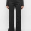 Woman Tracksuits TROUSERS Mesh Waist Track Pants - Black