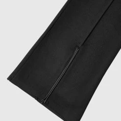 Woman Tracksuits TROUSERS Mesh Waist Track Pants - Black