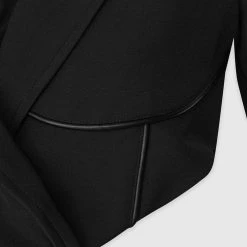 Woman Jackets Corset Blazer Jacket - Black