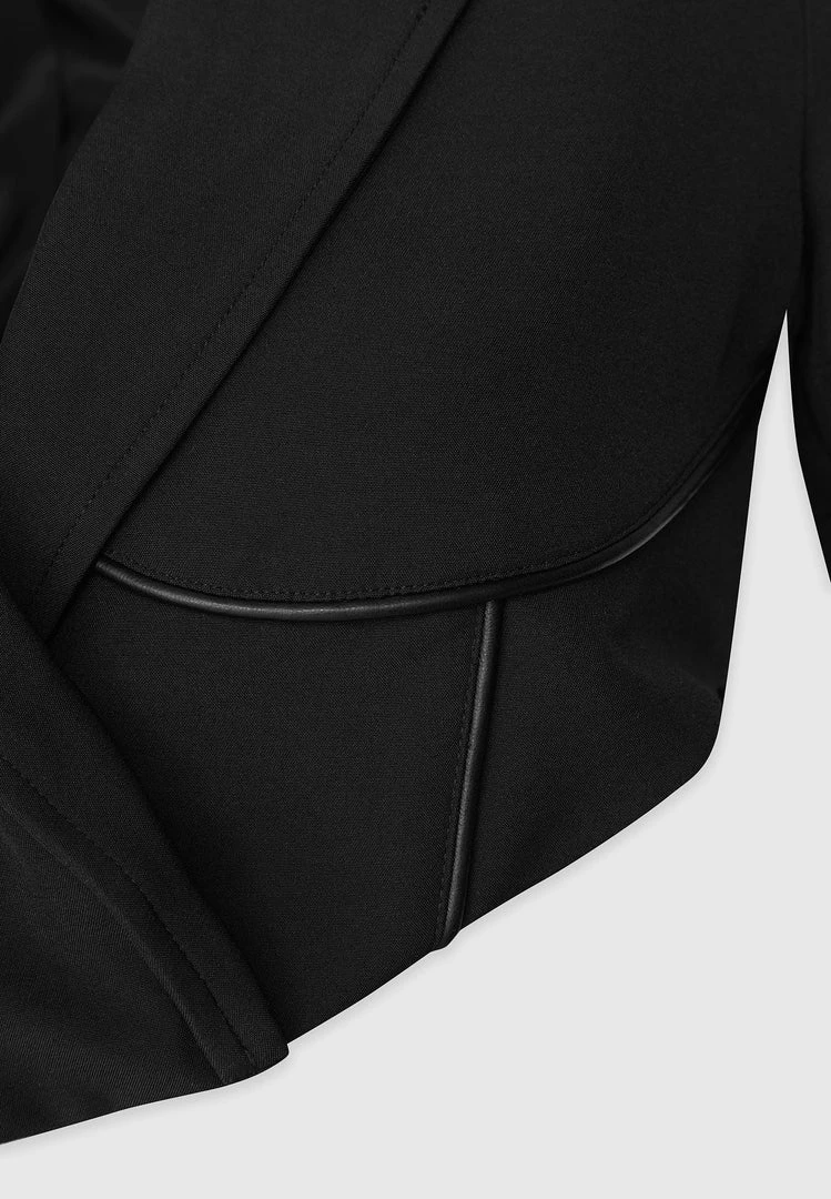 Woman Jackets Corset Blazer Jacket - Black