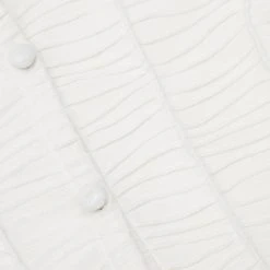 Woman Tops TOPS & T SHIRTS Asymmetric Shirred Mesh Top - Off White