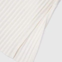 Woman Trousers Pleated Wide Leg Trousers - Cream