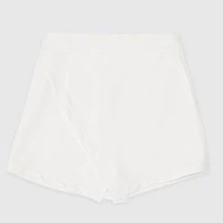 Woman Skirts CO-ORDS Fold Over Skort - Off White