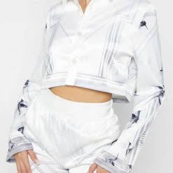 Woman Shirts Limited Edition Long Sleeve Shirt - White