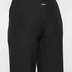 Woman Trousers Tailored Corset Detail Trousers - Black