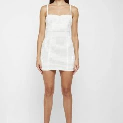 Woman Dresses Knitted Mini Dress - Off White