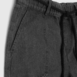 Man Denim Washed Denim Jeans - Dark Grey