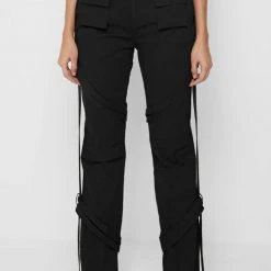 Woman Trousers Carpenter Cargo Trousers - Black CARGO PANTS & JOGGERS