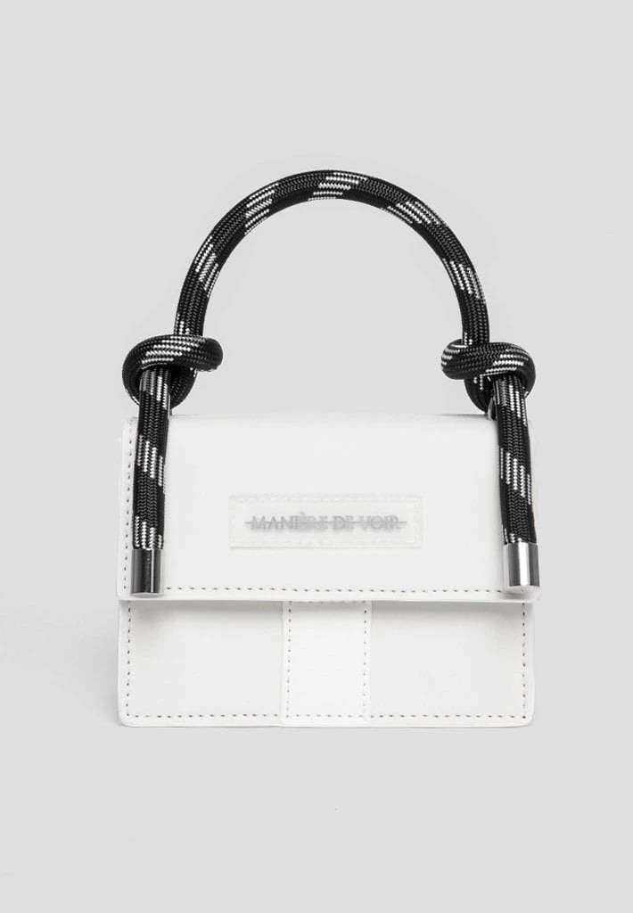 Woman Accessories Miniature Rope Handle Gum Bag - White
