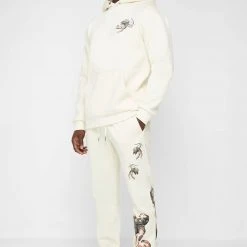 Man Tracksuit Bottoms Angel Joggers - Cream