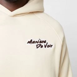 Man Hoodies Signature Hoodie - Beige