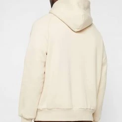 Man Hoodies Signature Hoodie - Beige