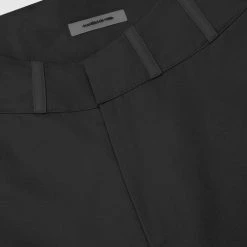 Woman Trousers Cargo Trousers With Corset Detail - Black CARGO PANTS & JOGGERS