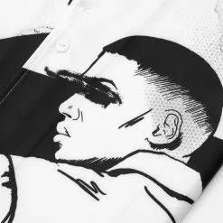 Man Shirts Comic Shirt - Black