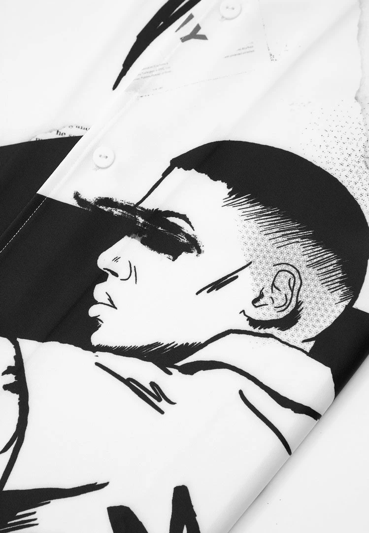 Man Shirts Comic Shirt - Black