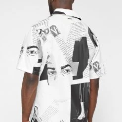 Man Shirts Comic Shirt - Black