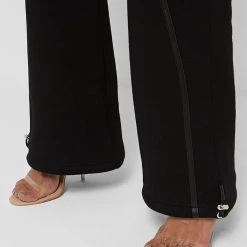 Woman Tracksuits Contour Piping Joggers - Black