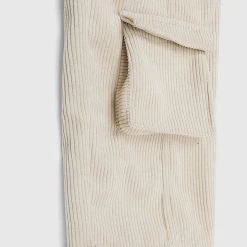 Woman Trousers Corduroy Cargo Pants - Beige CARGO PANTS & JOGGERS