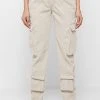 Woman Trousers Corduroy Cargo Pants - Beige CARGO PANTS & JOGGERS