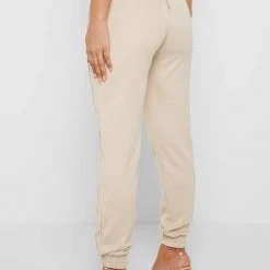 Woman Tracksuits Corset Joggers - Beige
