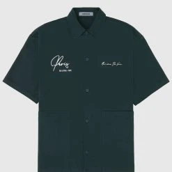 Man Shirts Signature Cargo Shirt - Green