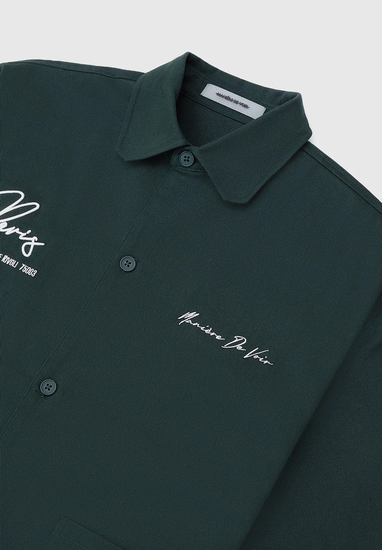 Man Shirts Signature Cargo Shirt - Green